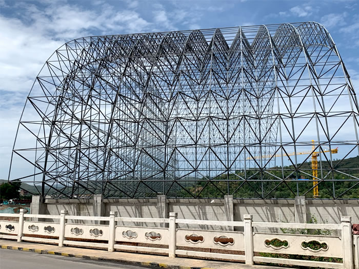 虹口山寨矿储煤棚网架